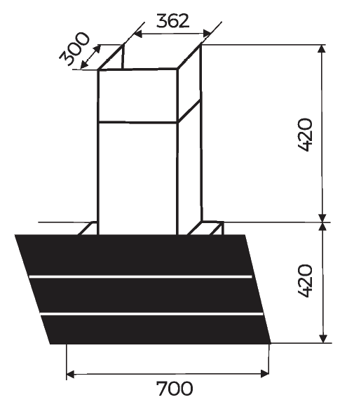 Thông số kỹ thuật máy hút mùi Taco 1010